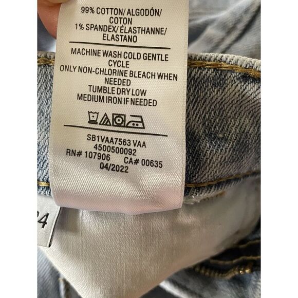 Wallflower High Rise Flare Jeans Size 7 Stretch Blue Sustainable Denim - Picture 3 of 9